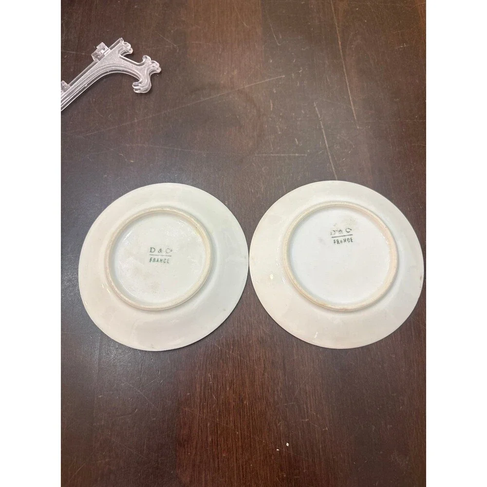 Antique D&C France Monogrammed Butter Pats
